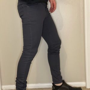 H&M SUPER SKINNY MENS JEANS GRAY SIZE 30